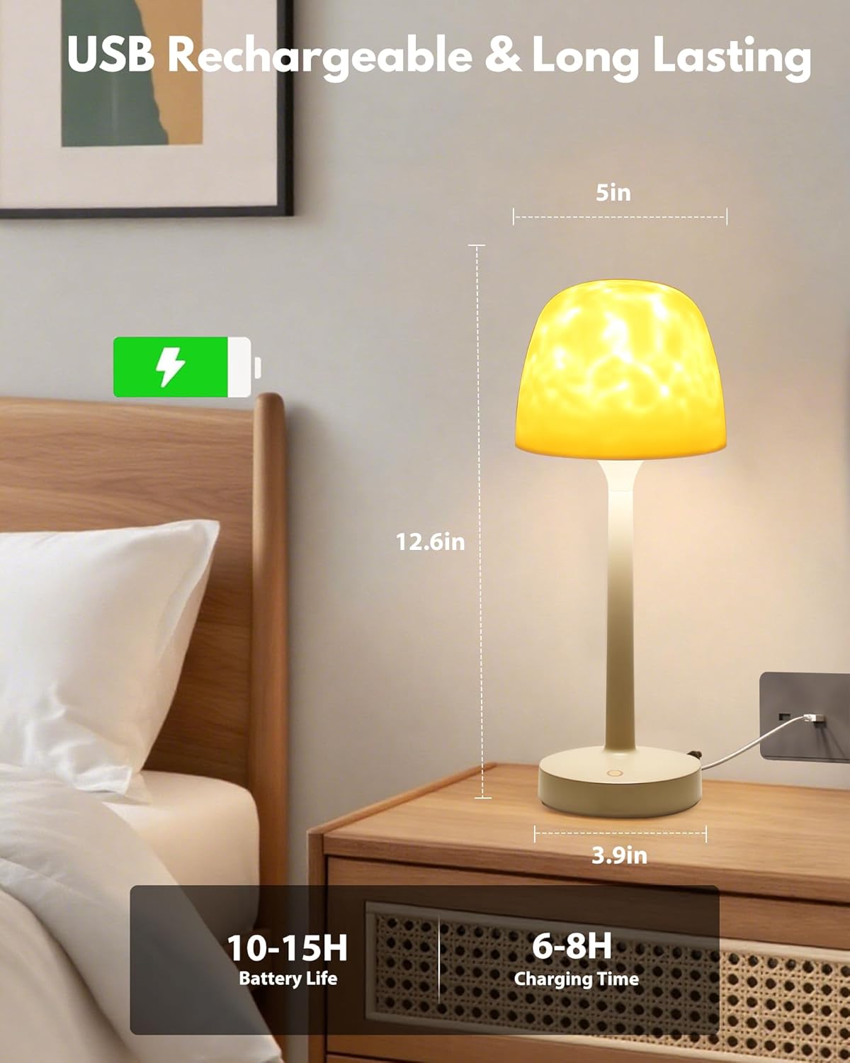 Langebot™ Ocean Wave Cordless Projector Light