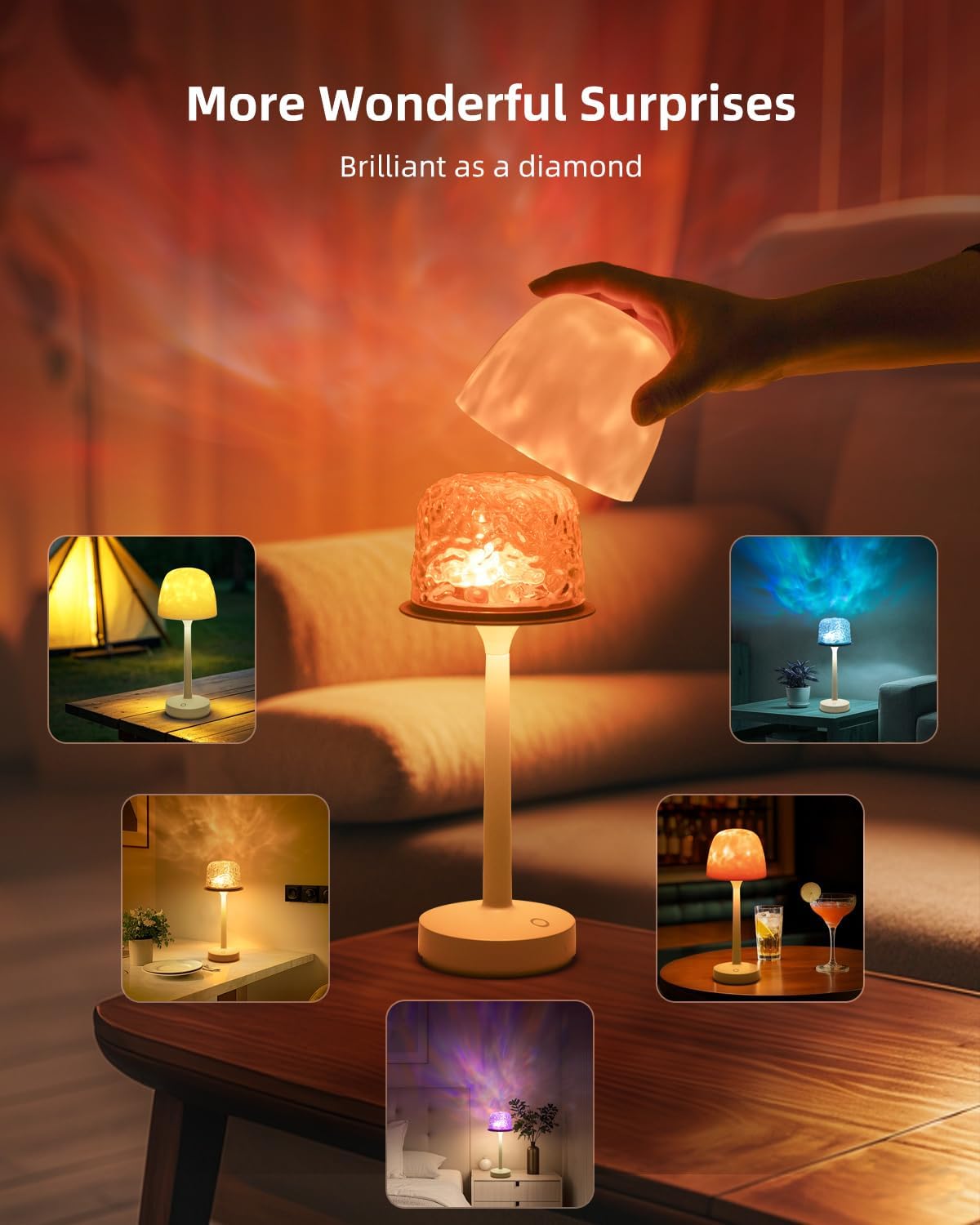 Langebot™ Ocean Wave Cordless Projector Light