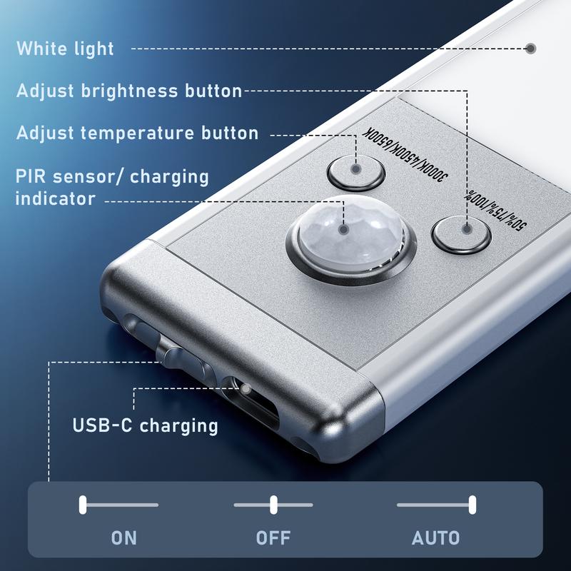 Langebot™ LED Magnetic Dimmable Motion-Activated Lights