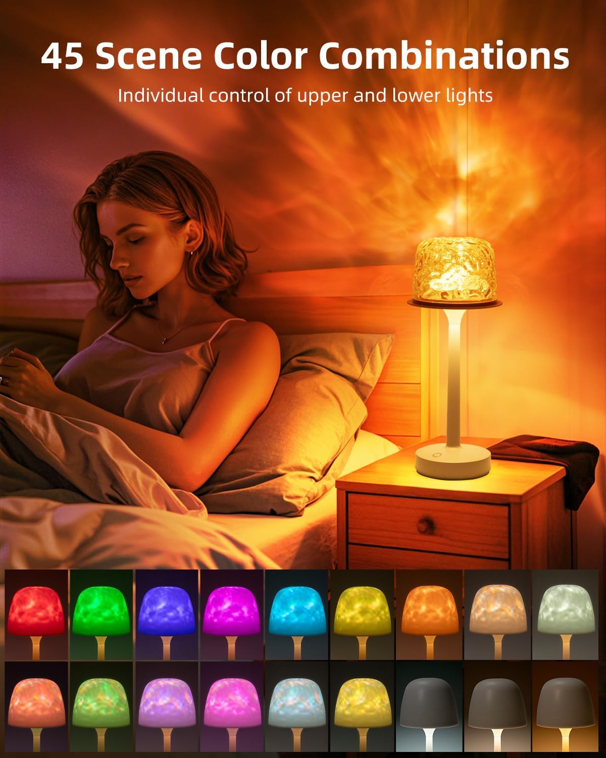 Langebot™ Ocean Wave Cordless Projector Light