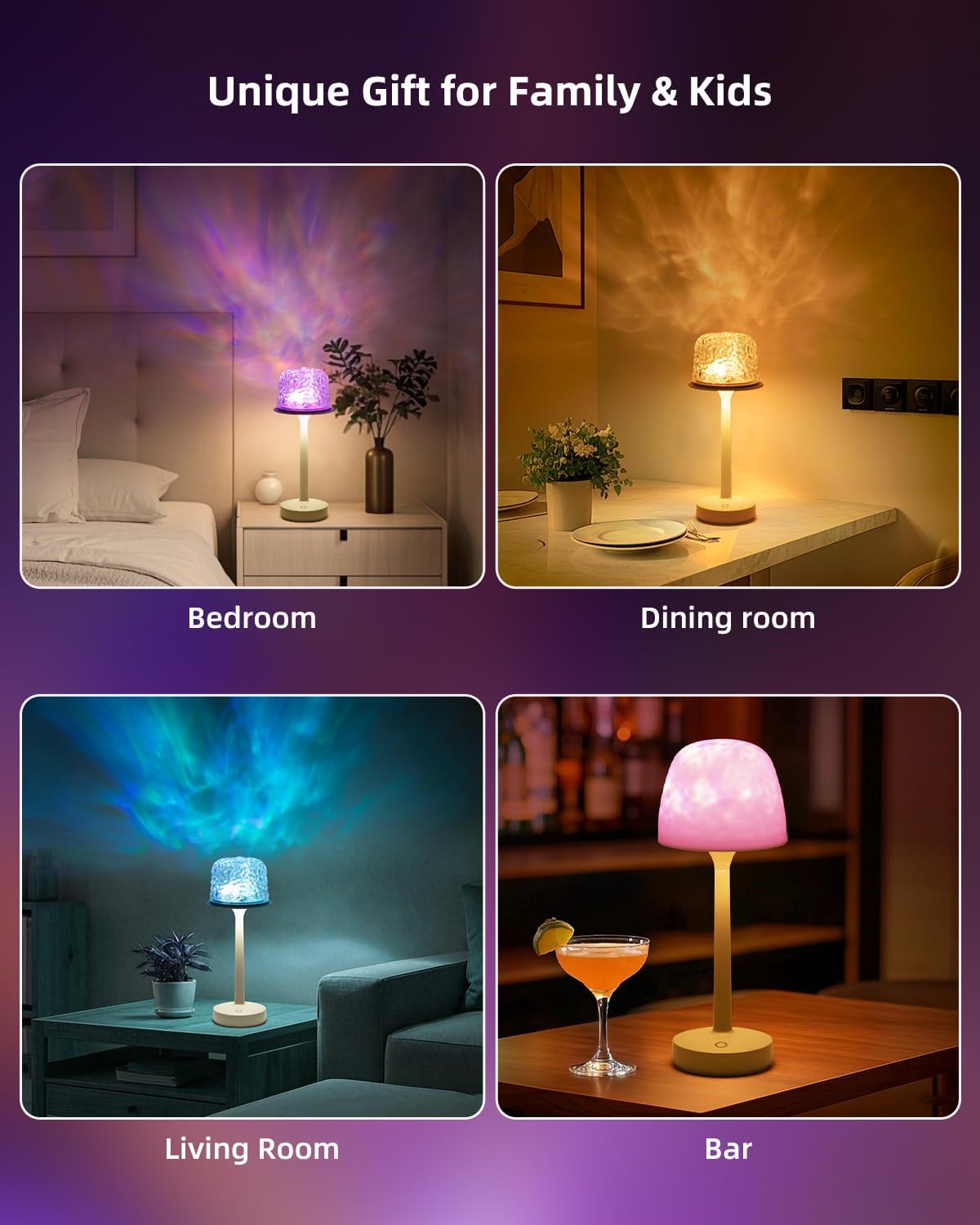 Langebot™ Ocean Wave Cordless Projector Light