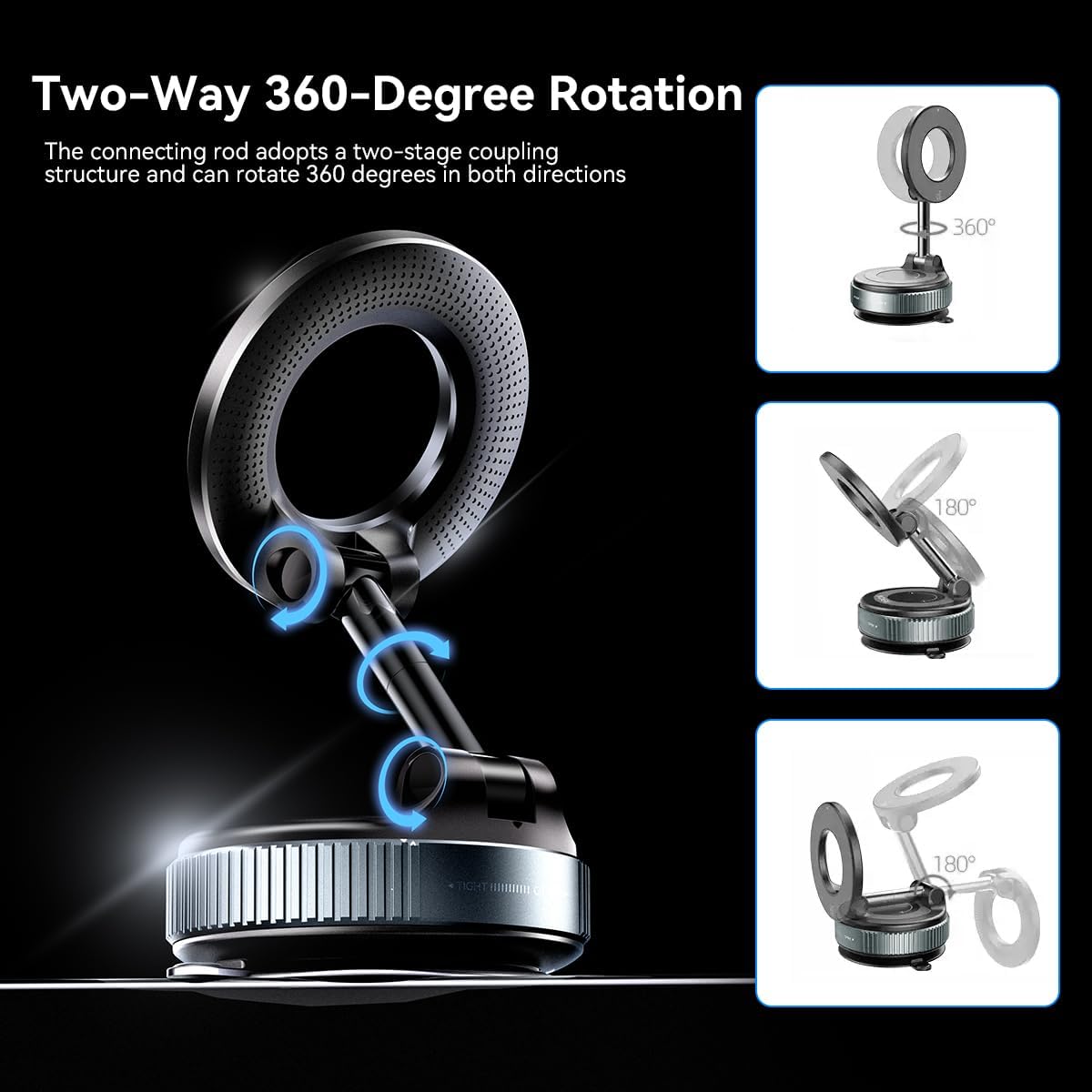 Langebot™ Vacuum Suction Magnetic Phone Holder