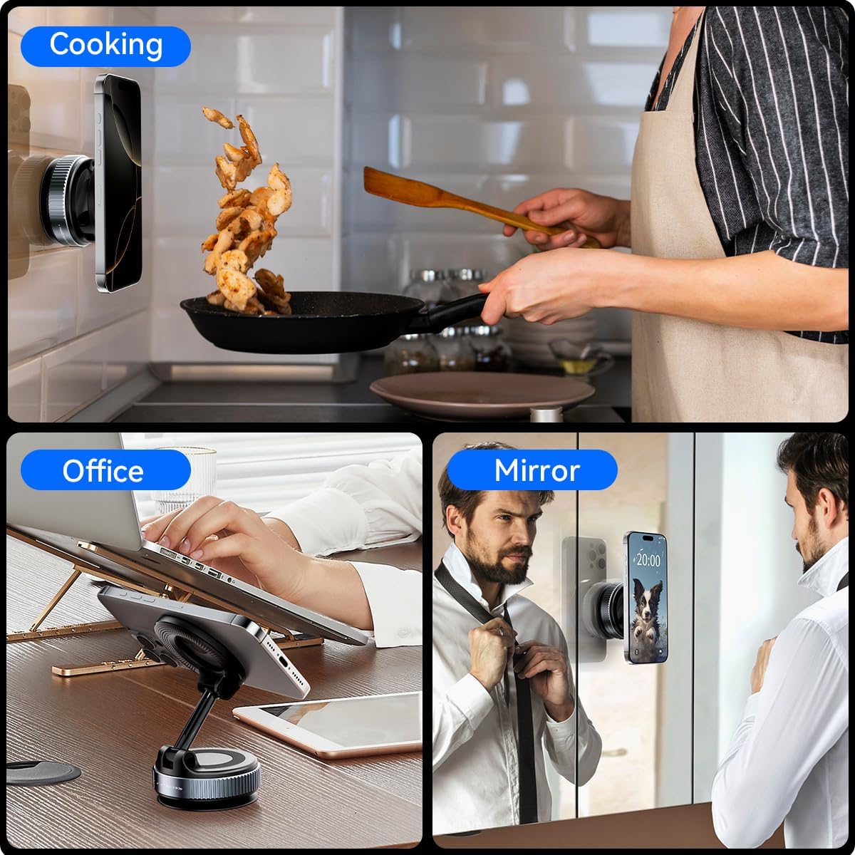 Langebot™ Vacuum Suction Magnetic Phone Holder