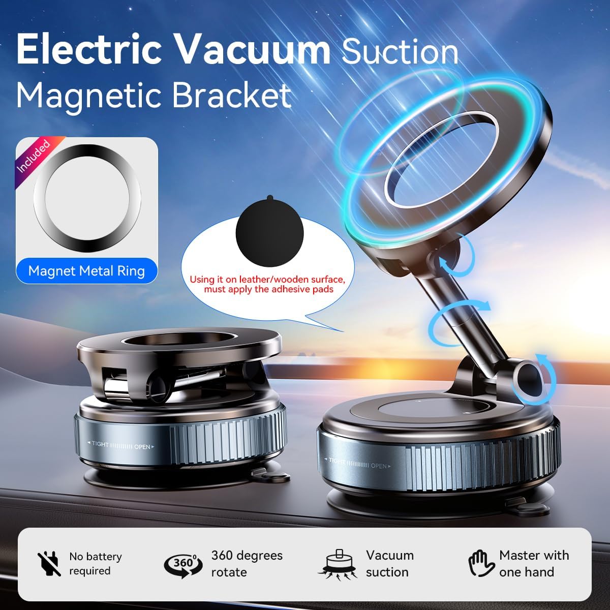 Langebot™ Vacuum Suction Magnetic Phone Holder