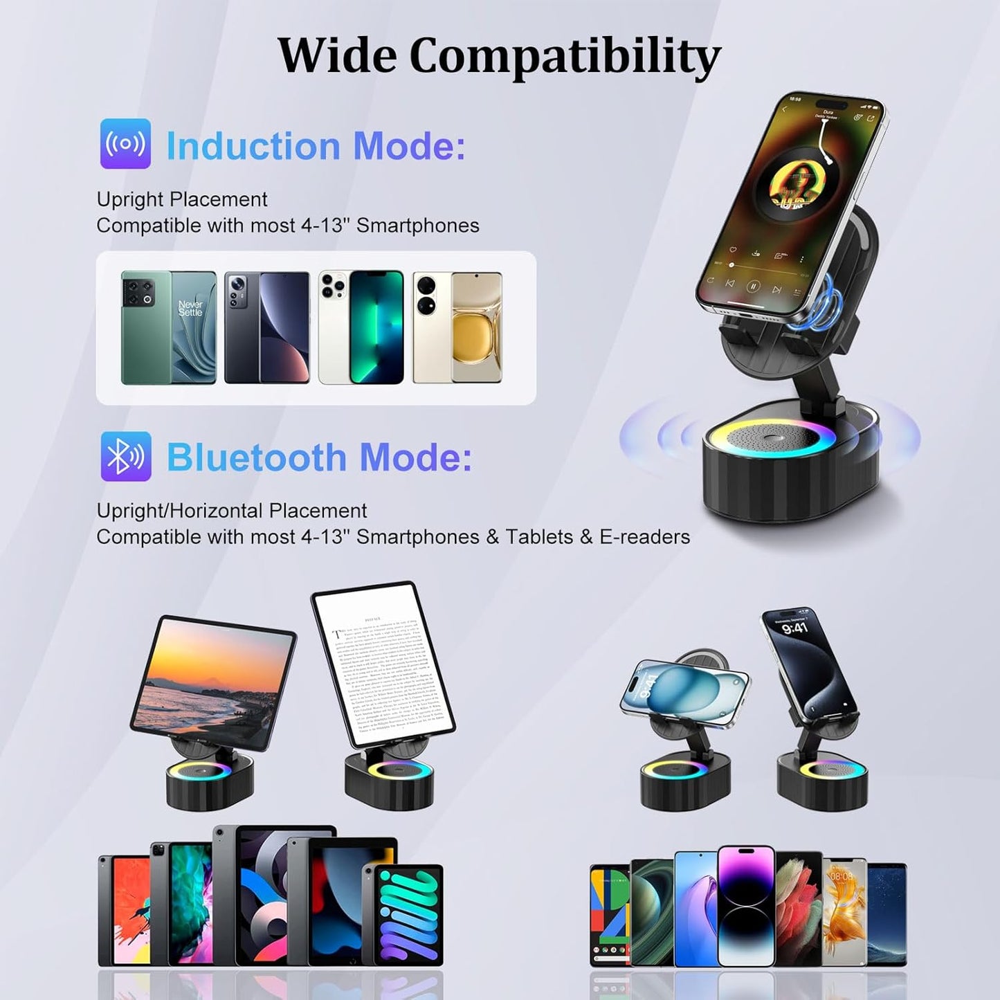 Langebot™ 5 in 1 Wireless Induction Audio Speaker
