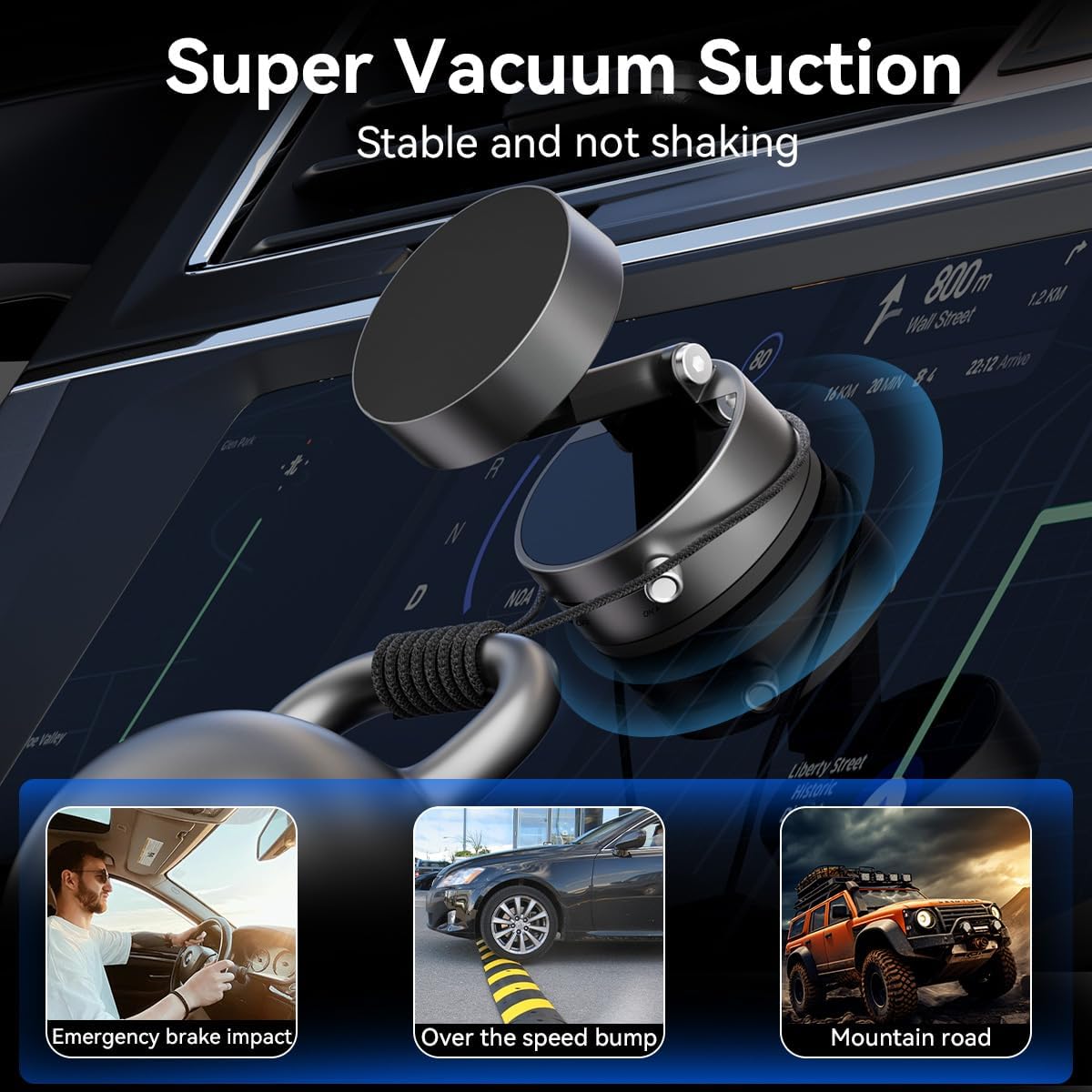 Langebot™ Vacuum Suction Magnetic Phone Holder - A2