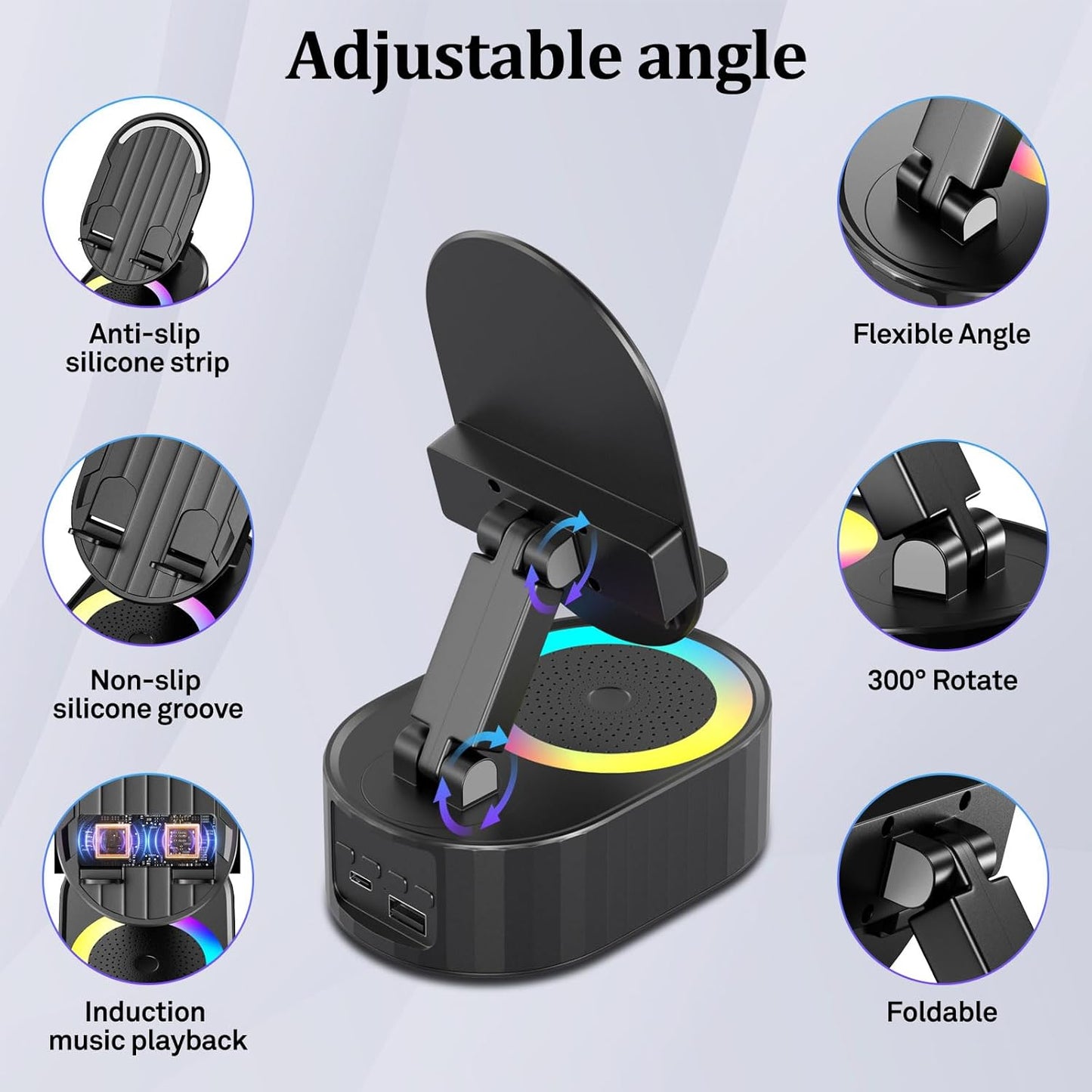 Langebot™ 5 in 1 Wireless Induction Audio Speaker
