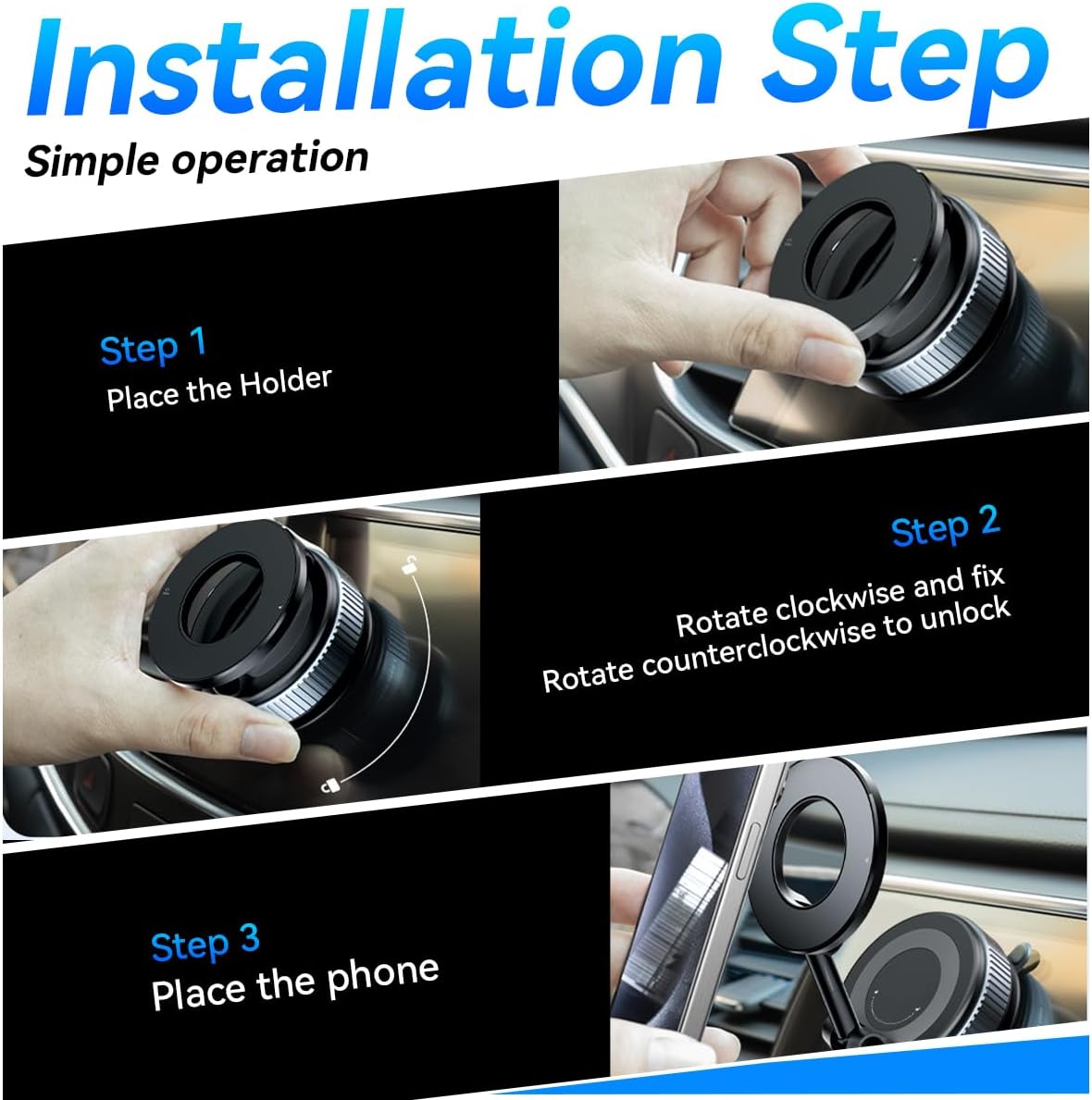 Langebot™ Vacuum Suction Magnetic Phone Holder