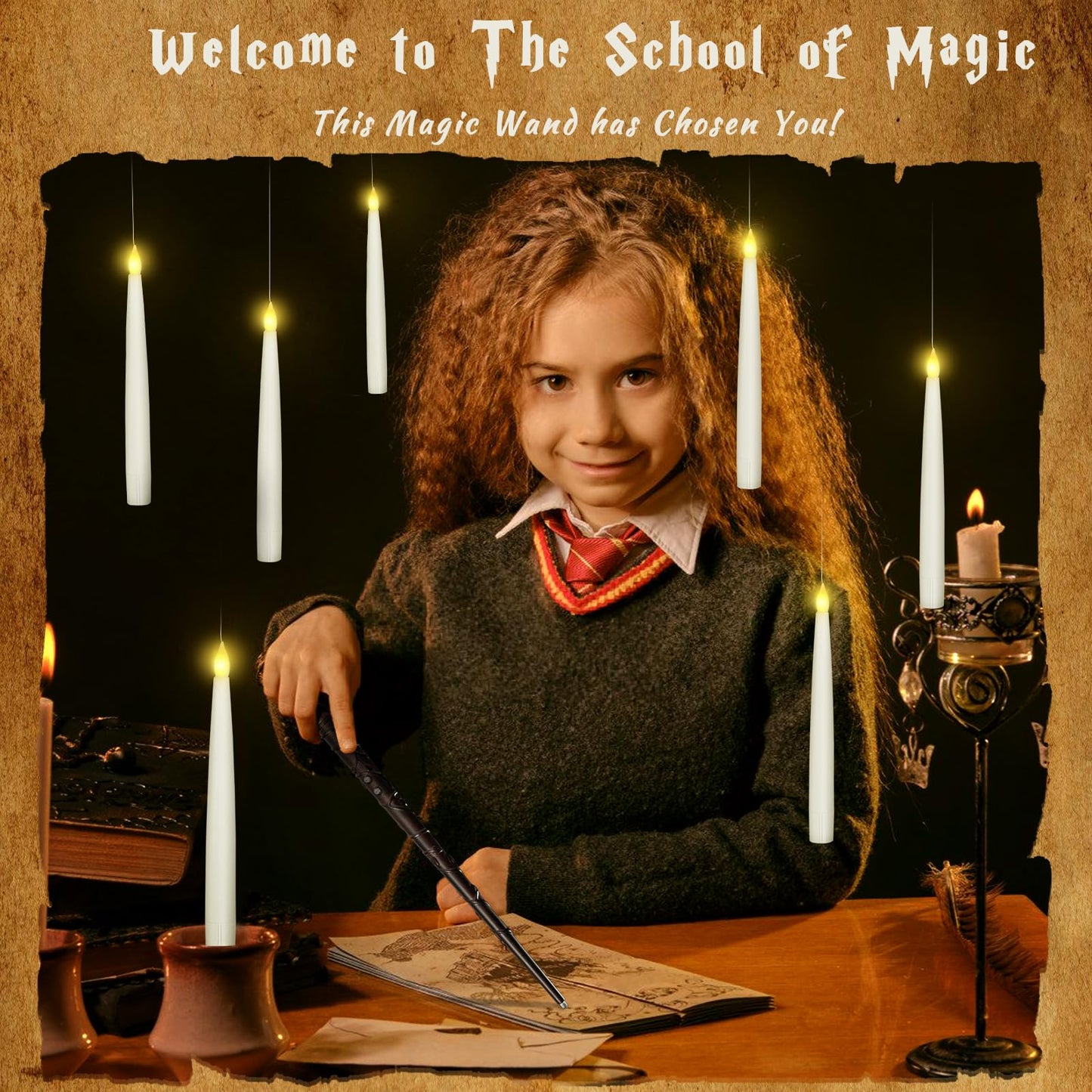 Langebot™ Floating Candles with Wand Remote