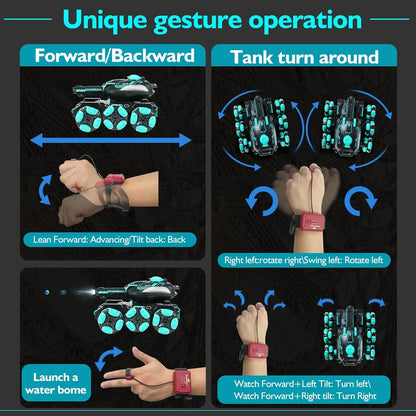 Langebot™Gesture-Controlled RC 4WD Tank