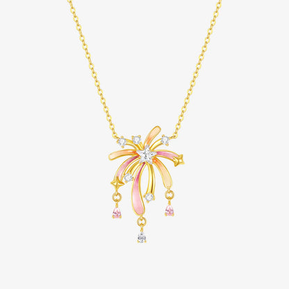 Luminous Enamel Romantic Fireworks Necklace