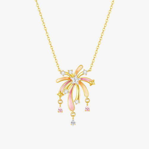 Luminous Enamel Romantic Fireworks Necklace