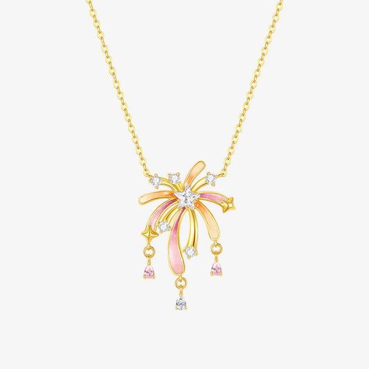 Luminous Enamel Romantic Fireworks Necklace