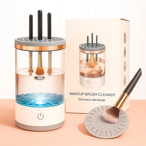 Automatic Makeup Brush Cleaner