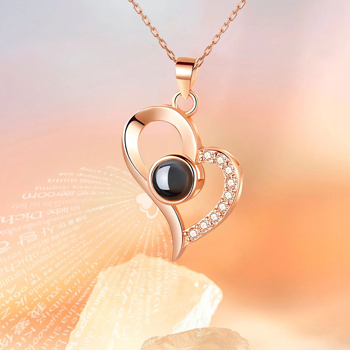 "I love you" in 100 Languages Necklace