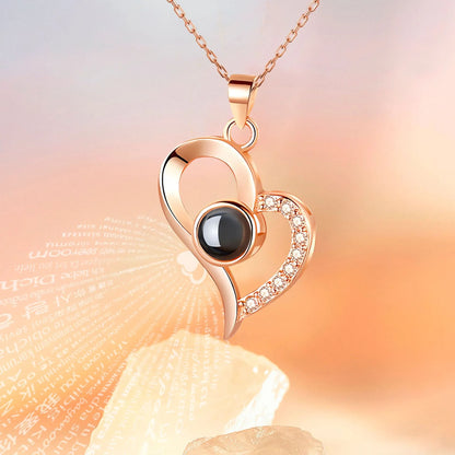 "I love you" in 100 Languages Necklace