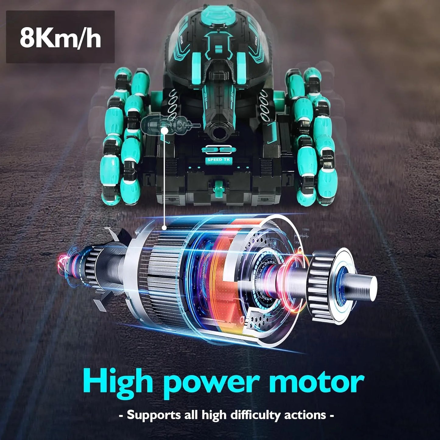 Langebot™Gesture-Controlled RC 4WD Tank