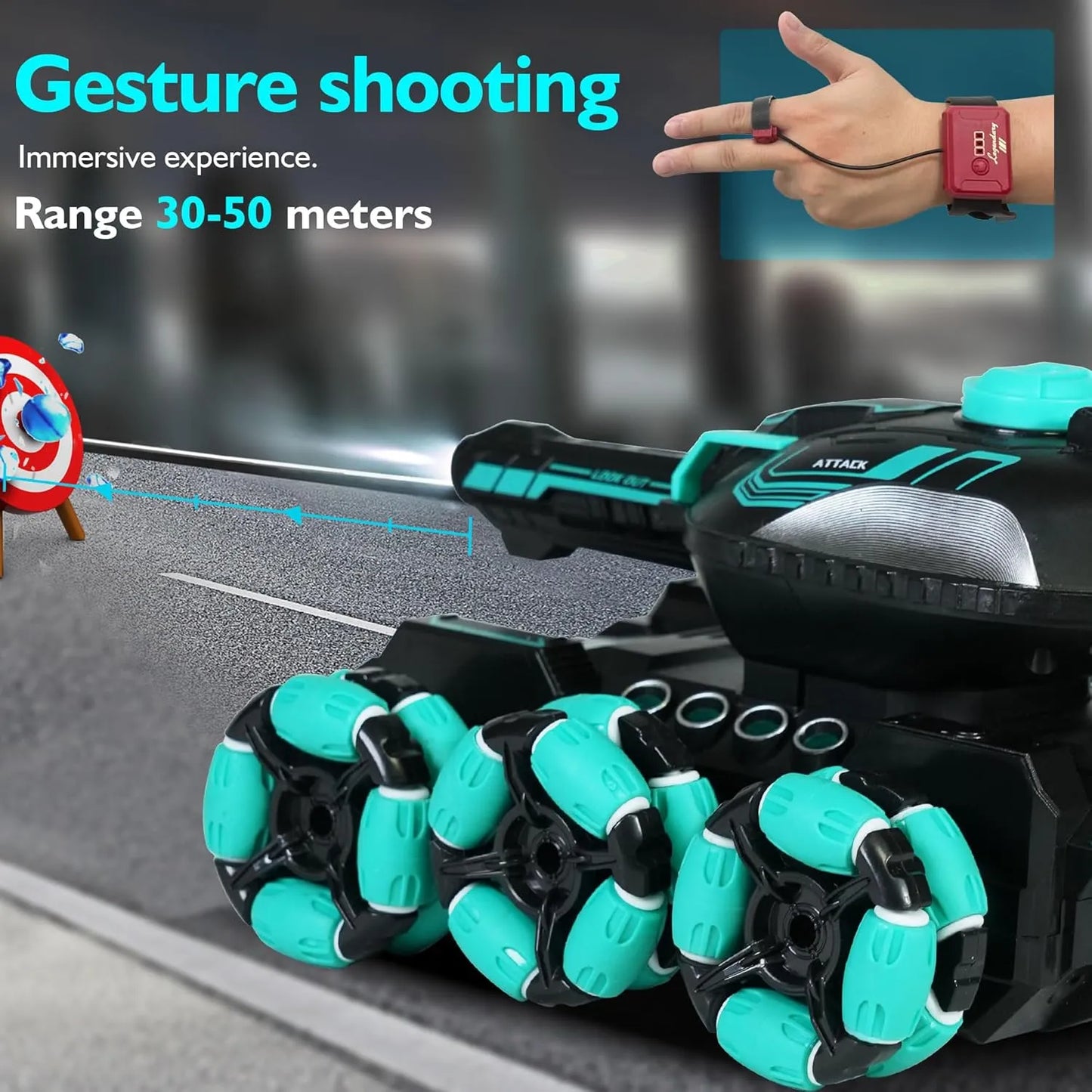 Langebot™Gesture-Controlled RC 4WD Tank