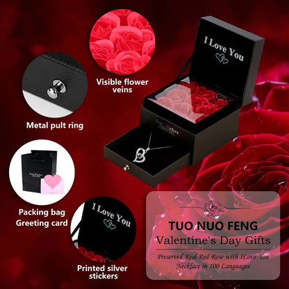 "I love you" in 100 Languages Necklace