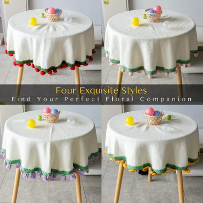 Bouquet-Inspired Shawl Blanket