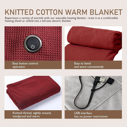 Langebot™ Carbon Nano Fiber Heated Shawl & Blanket