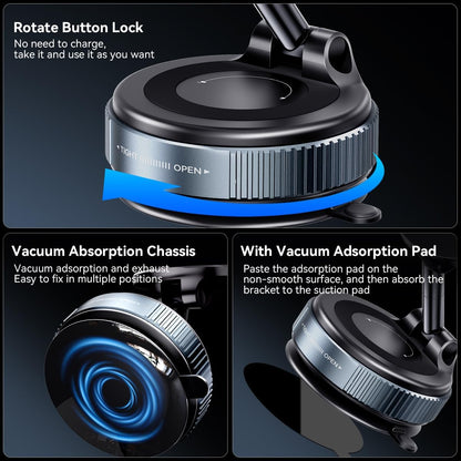 Langebot™ Vacuum Suction Magnetic Phone Holder