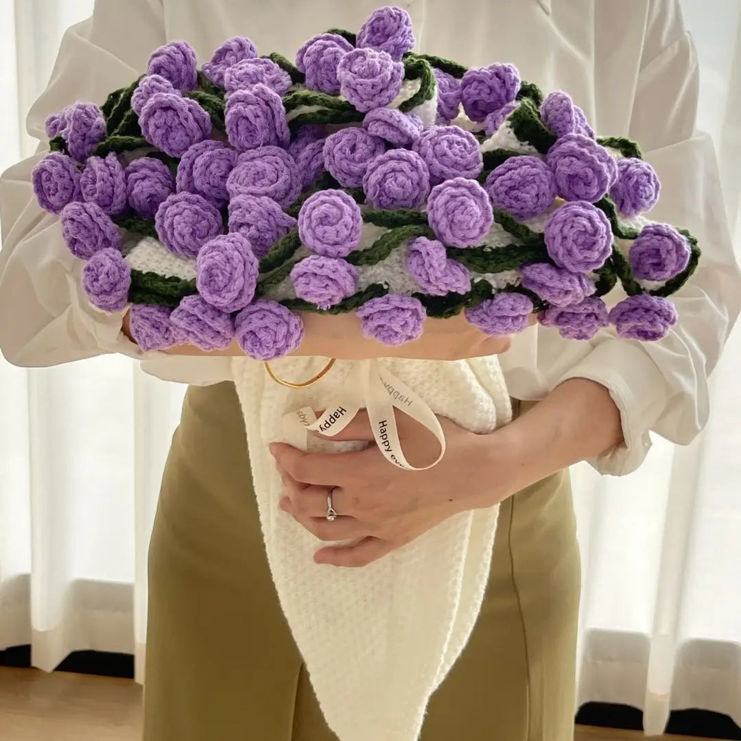 Bouquet-Inspired Shawl Blanket